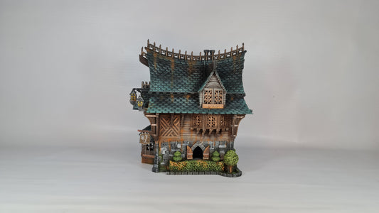 Medieval Town- Vendors Abode. 28mm Wargame/RPG/DnD Terrain