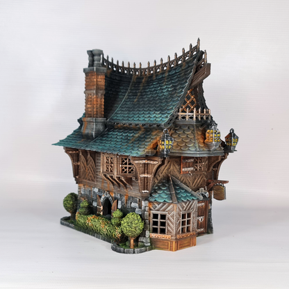 Medieval Town- Vendors Abode. 28mm Wargame/RPG/DnD Terrain