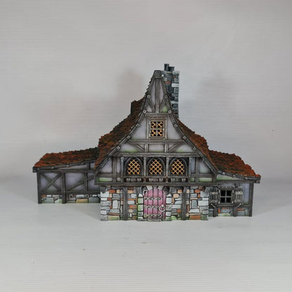 Medieval Town- Crimson Hearth Manor.