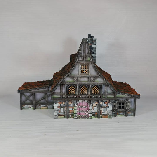 Medieval Town- Crimson Hearth Manor.