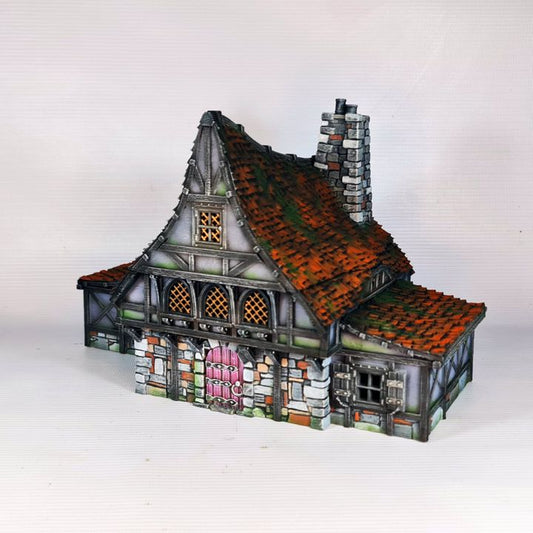 Medieval Town- Crimson Hearth Manor.