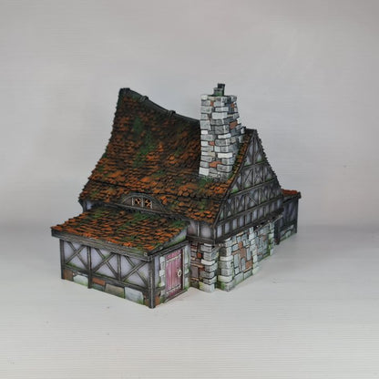 Medieval Town- Crimson Hearth Manor.