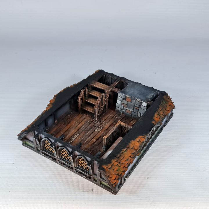 Medieval Town- Crimson Hearth Manor.