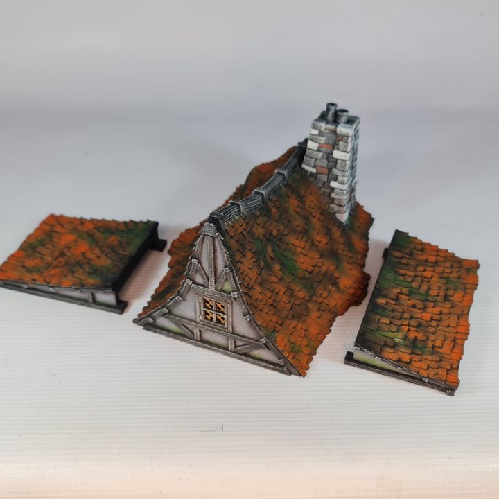 Medieval Town- Crimson Hearth Manor.