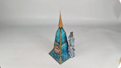 The Grand Meister's Clocktower- The Frost . 28mm Medieval Wargame/RPG Terrain