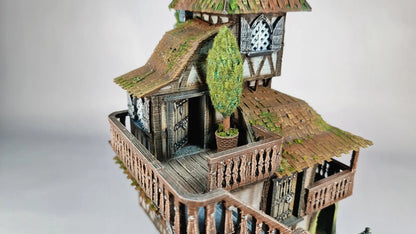 The Grand Meister's Clocktower- The Frost . 28mm Medieval Wargame/RPG Terrain