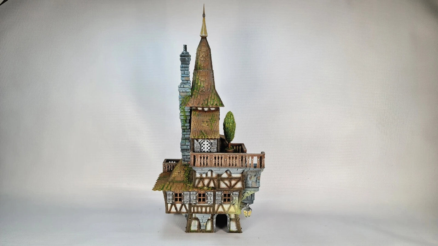 The Grand Meister's Clocktower- The Frost . 28mm Medieval Wargame/RPG Terrain