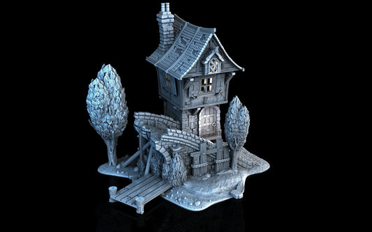 Medieval Town- Broken Bridge House