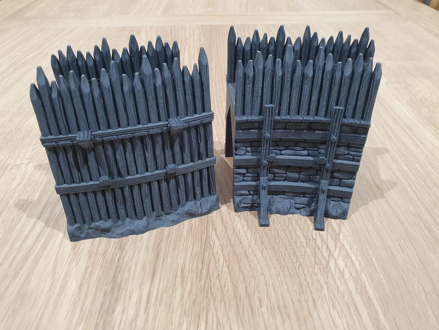 Medieval Town Wall- The Frost. 28mm Wargame/RPG/DnD Terrain