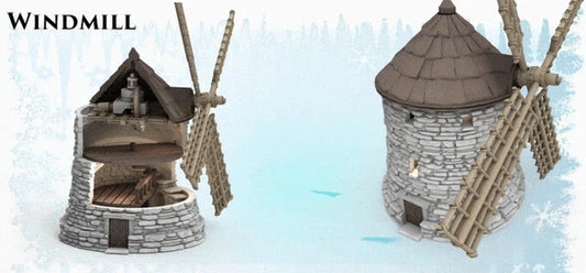 The  Large Windmill, Medieval Town- The Frost