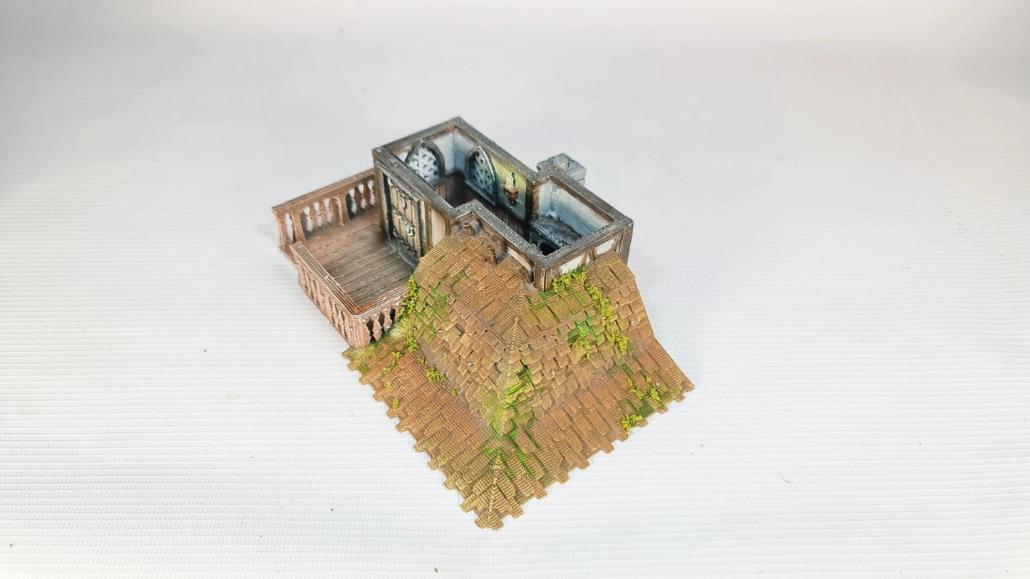 The Grand Meister's Clocktower- The Frost . 28mm Medieval Wargame/RPG Terrain