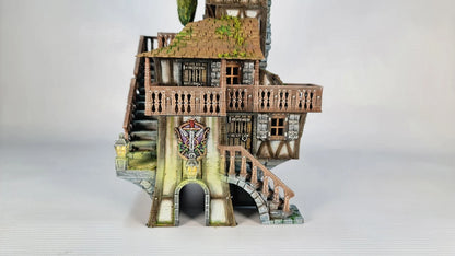 The Grand Meister's Clocktower- The Frost . 28mm Medieval Wargame/RPG Terrain