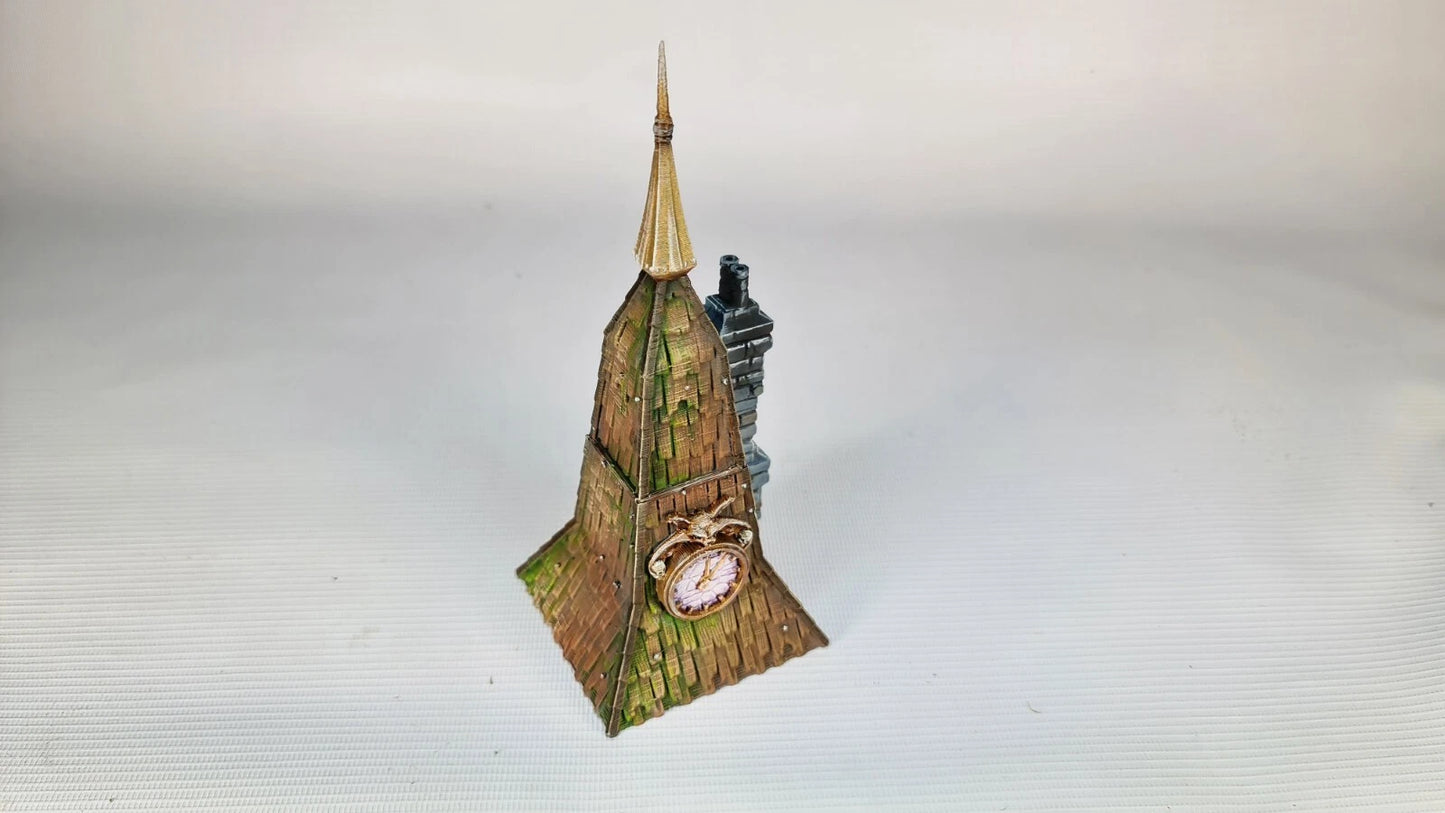 The Grand Meister's Clocktower- The Frost . 28mm Medieval Wargame/RPG Terrain