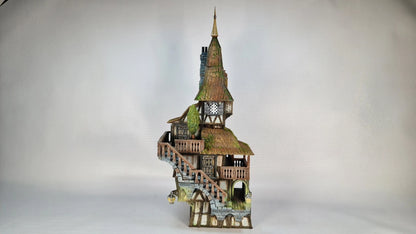 The Grand Meister's Clocktower- The Frost . 28mm Medieval Wargame/RPG Terrain