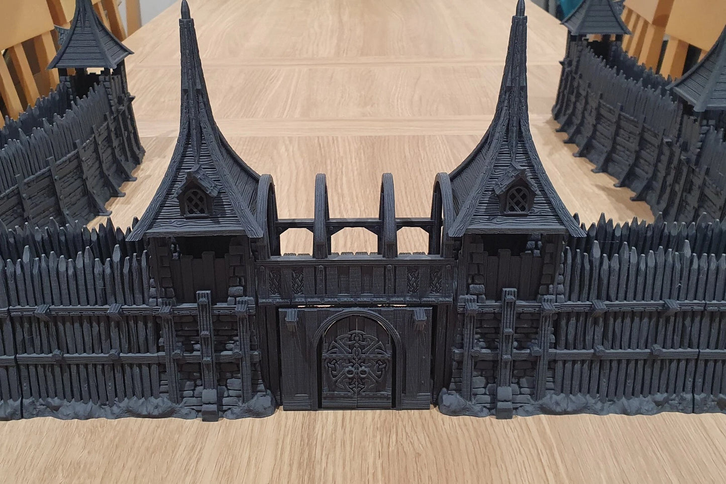 Medieval Town Wall- The Frost. 28mm Wargame/RPG/DnD Terrain