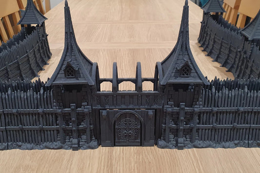 Medieval Town Wall- The Frost. 28mm Wargame/RPG/DnD Terrain