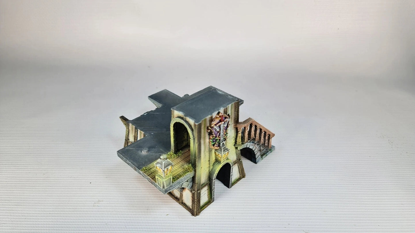 The Grand Meister's Clocktower- The Frost . 28mm Medieval Wargame/RPG Terrain