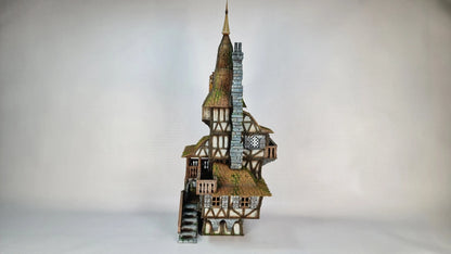 The Grand Meister's Clocktower- The Frost . 28mm Medieval Wargame/RPG Terrain