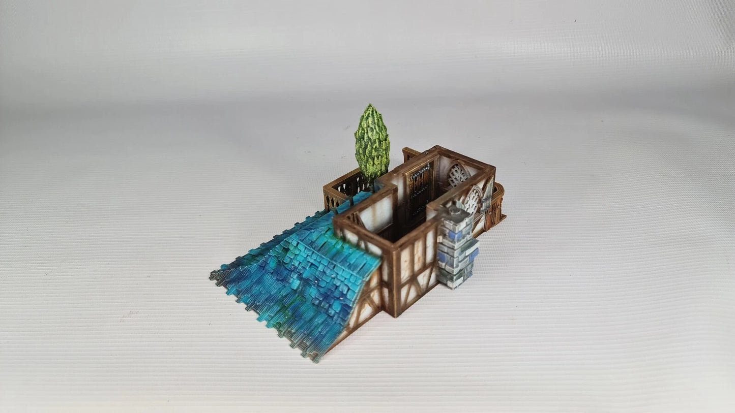 The Grand Meister's Clocktower- The Frost . 28mm Medieval Wargame/RPG Terrain