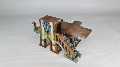 The Grand Meister's Clocktower- The Frost . 28mm Medieval Wargame/RPG Terrain