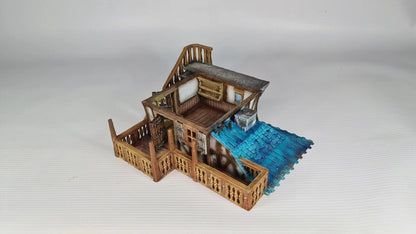 The Grand Meister's Clocktower- The Frost . 28mm Medieval Wargame/RPG Terrain