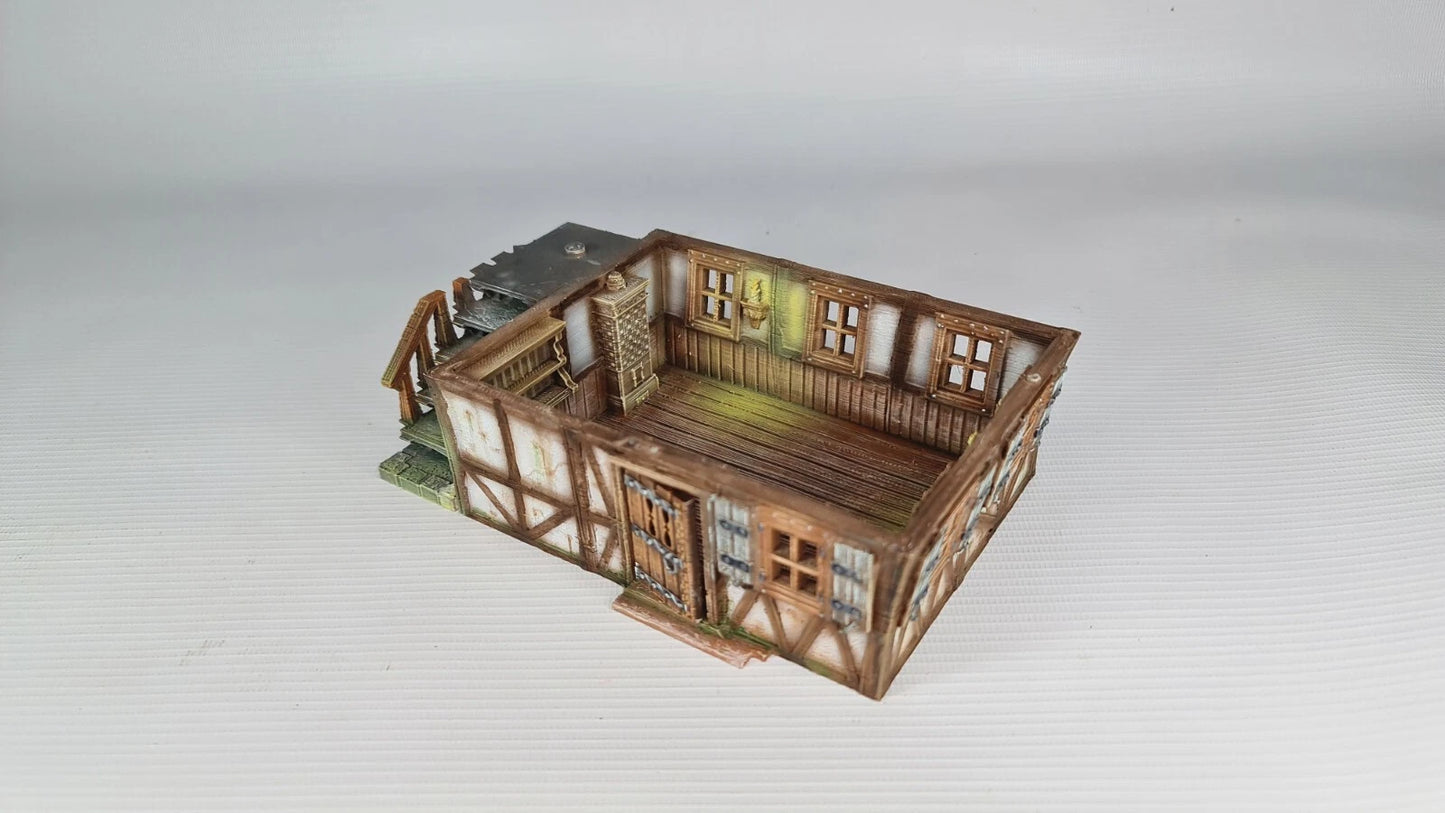 The Grand Meister's Clocktower- The Frost . 28mm Medieval Wargame/RPG Terrain