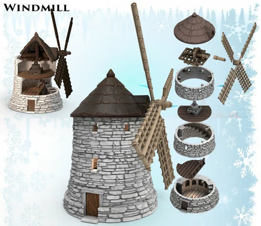 The  Large Windmill, Medieval Town- The Frost